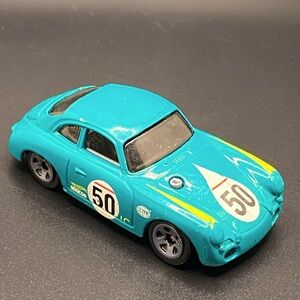 Hot Wheels 1948-1955 Porsche 356A Outlaw 325/365 Diecast 2015 Mattel Turquoise